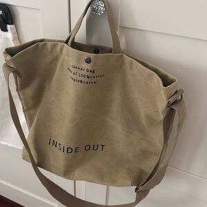 Canvas bag 100%Cotton - tan